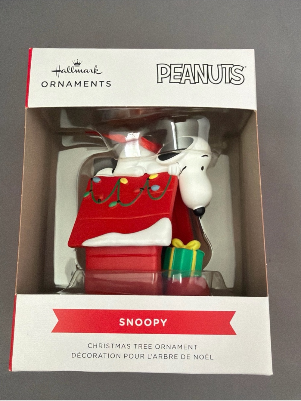 Hallmark Peanuts Snoopy On Holiday Doghouse 2025 Christmas Ornament